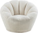 Dream White Faux Sheepskin Fur Accent Chair - Furniture Depot (7679001460984)