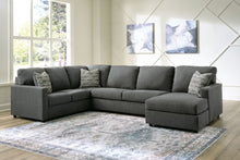 Load image into Gallery viewer, Edenfield Charcoal Right Arm Facing Corner Chaise 3 Pc Sectional