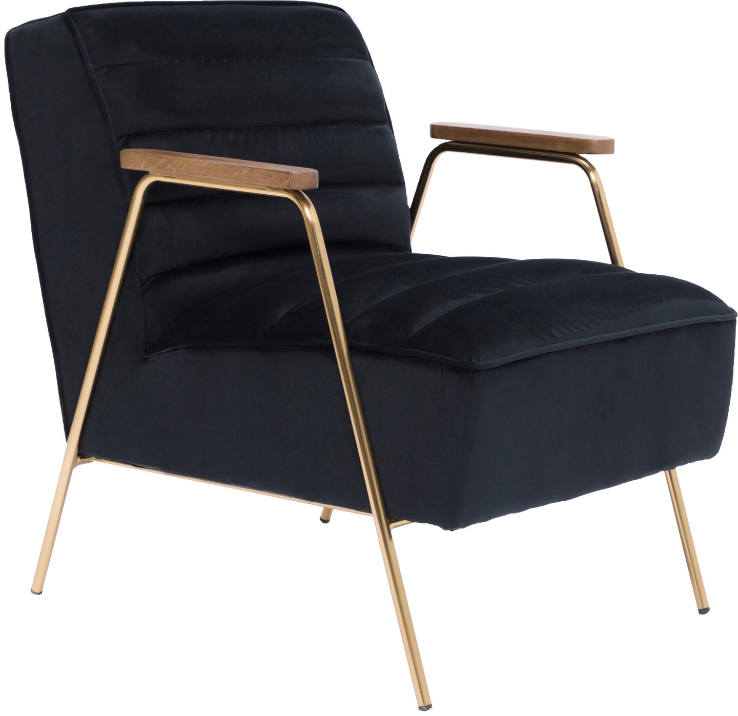 Woodford Velvet Accent Chair - Furniture Depot