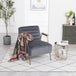 Woodford Velvet Accent Chair - Furniture Depot