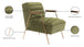 Woodford Velvet Accent Chair - Furniture Depot