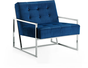 Alexis Velvet Accent Chair - Furniture Depot