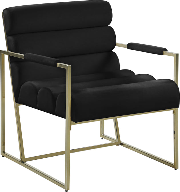 Wayne Velvet Accent Chair - Furniture Depot (7679001821432)