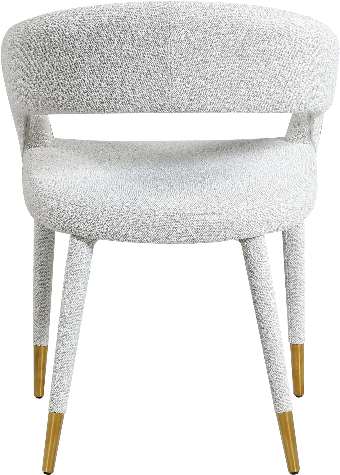 Destiny Cream Boucle Fabric Dining Chair - Furniture Depot (7679002018040)