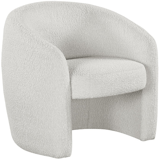 Acadia Boucle Fabric Accent Chair - Furniture Depot