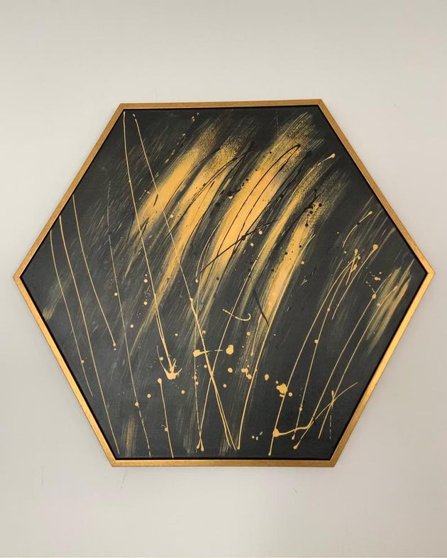 Obsidian Stars Wall Art - Furniture Depot (6234306740397)