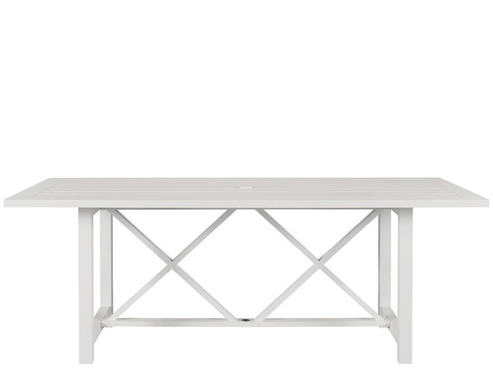 Coastal Living Outdoor Tybee Rectangle Dining Table White