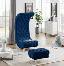 Load image into Gallery viewer, Crescent Velvet Accent Chair - Furniture Depot