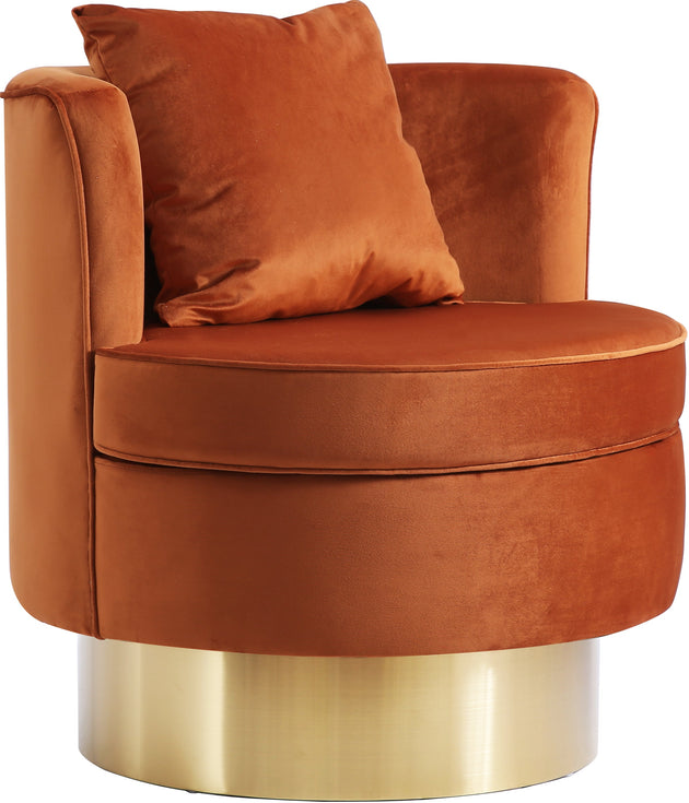 Kendra Velvet Accent Chair - Furniture Depot