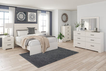 Load image into Gallery viewer, Stelsie  White 5 Pc. Dresser, Mirror, Chest, Panel Bed