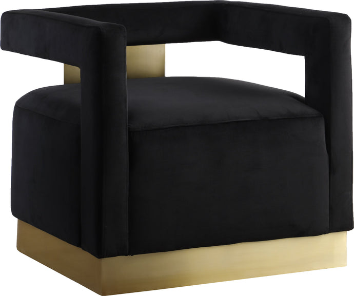 Armani Velvet Accent Chair - Furniture Depot
