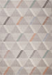 Safi Grey Green Segment Assemblage Rug - Furniture Depot