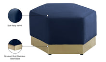 Load image into Gallery viewer, Marquis Velvet Ottoman - Furniture Depot