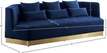 Load image into Gallery viewer, Marquis Velvet Sofa - Furniture Depot