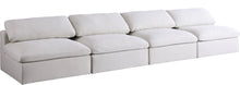Load image into Gallery viewer, Serene Linen Fabric Deluxe Cloud Modular Armless Sofa - Furniture Depot
