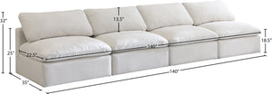 Plush Velvet Standard Cloud Modular Sofa - Furniture Depot (7679003951352)