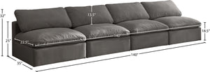 Plush Velvet Standard Cloud Modular Sofa - Furniture Depot (7679003951352)