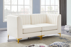 Alina Velvet Modular Sofa - Furniture Depot