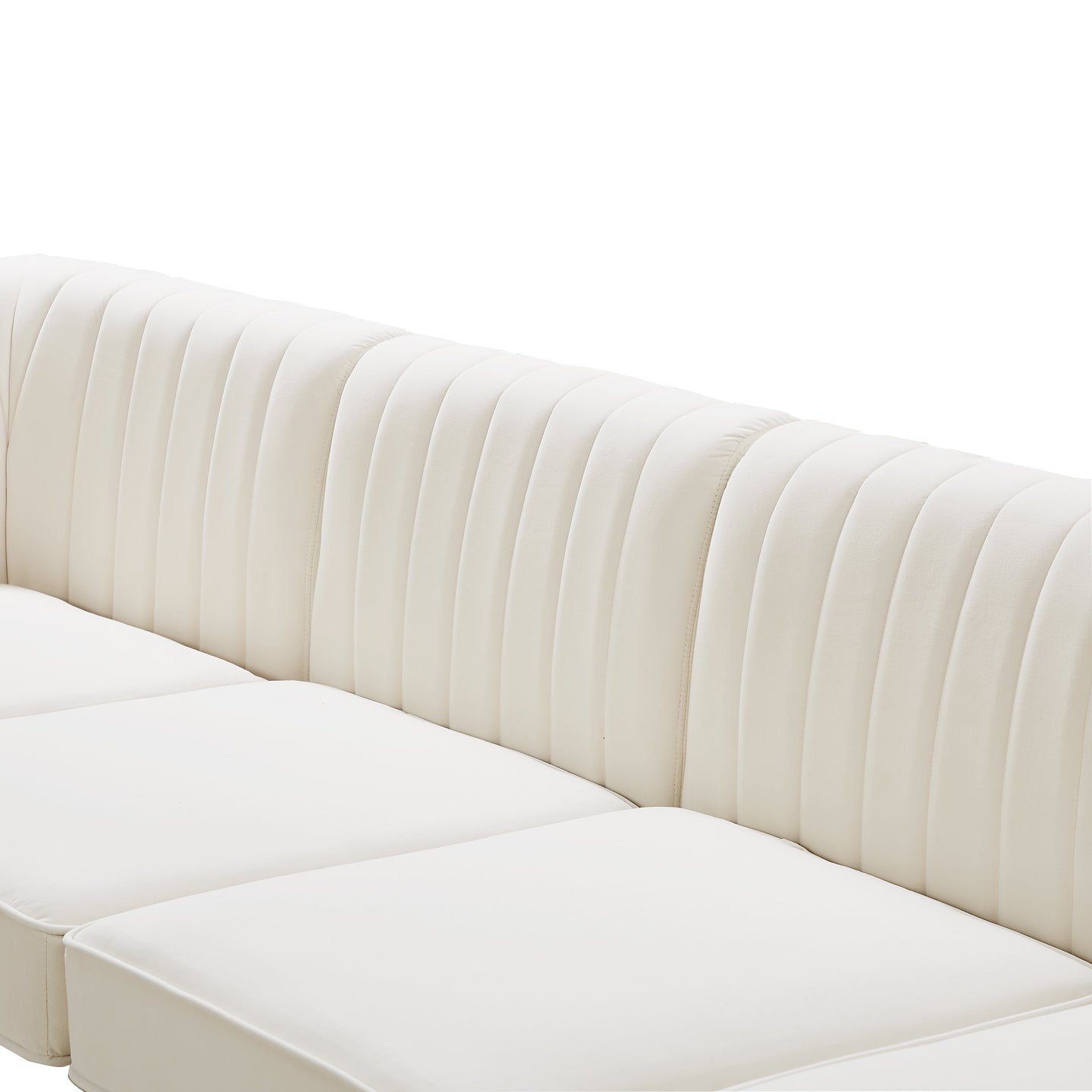 Alina Velvet Modular Sectional - Furniture Depot