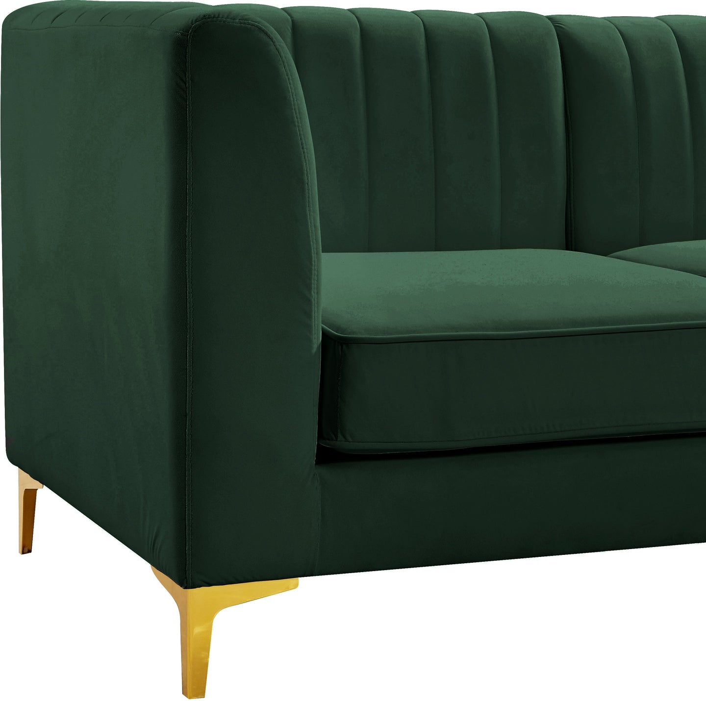 Alina Velvet Modular Sectional - Furniture Depot