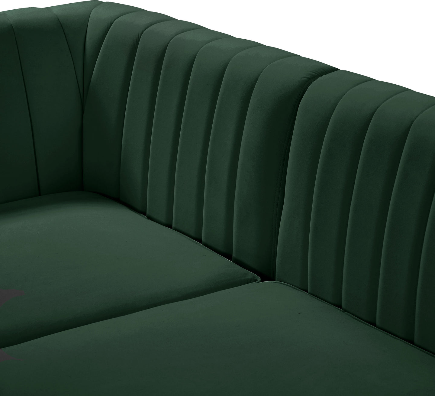 Alina Velvet Modular Sectional - Furniture Depot