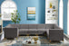 Alina Velvet Modular Sectional - Furniture Depot