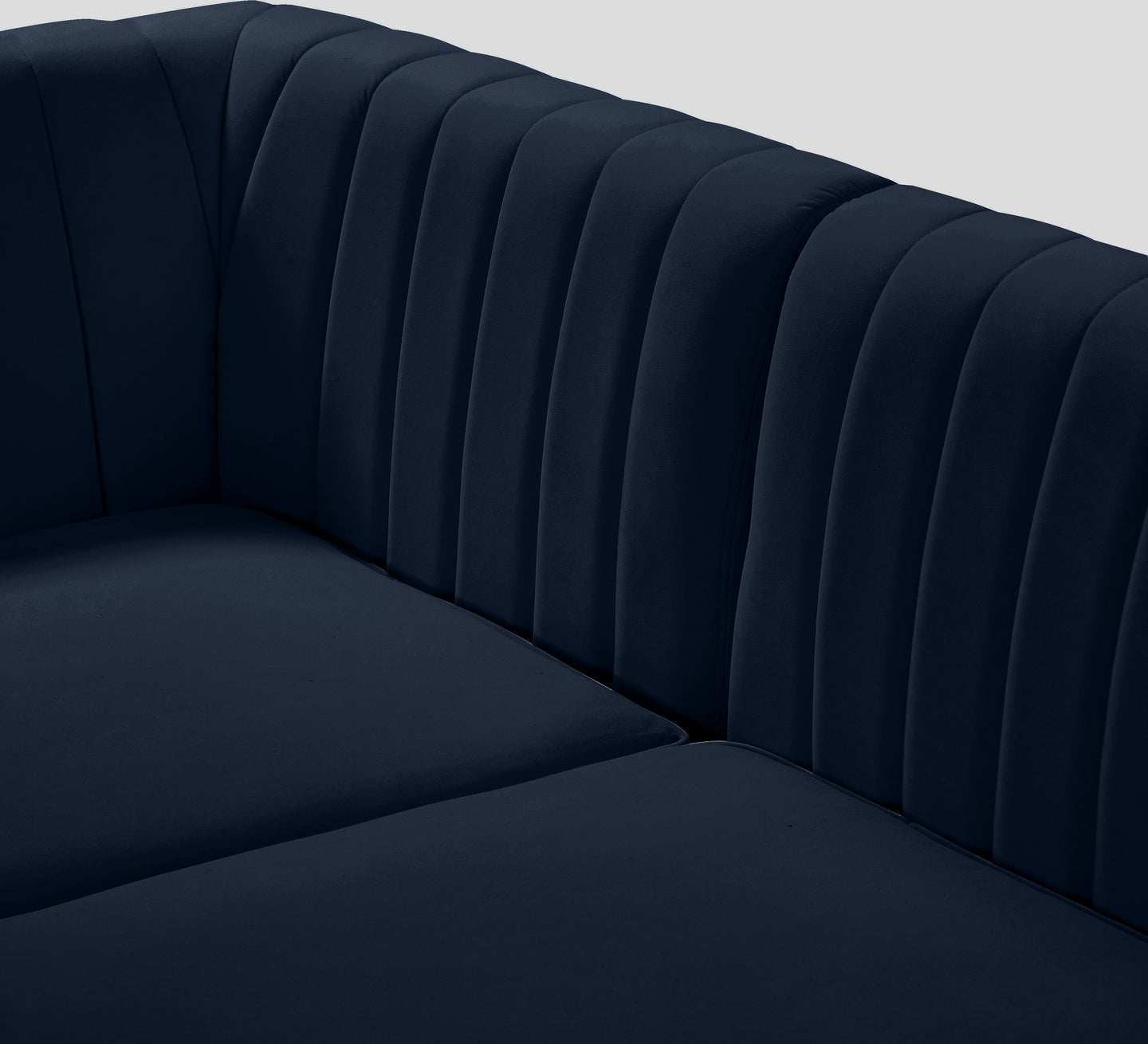 Alina Velvet Modular Sectional - Furniture Depot