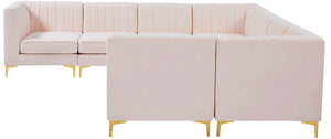 Alina Velvet Modular Sectional - Furniture Depot