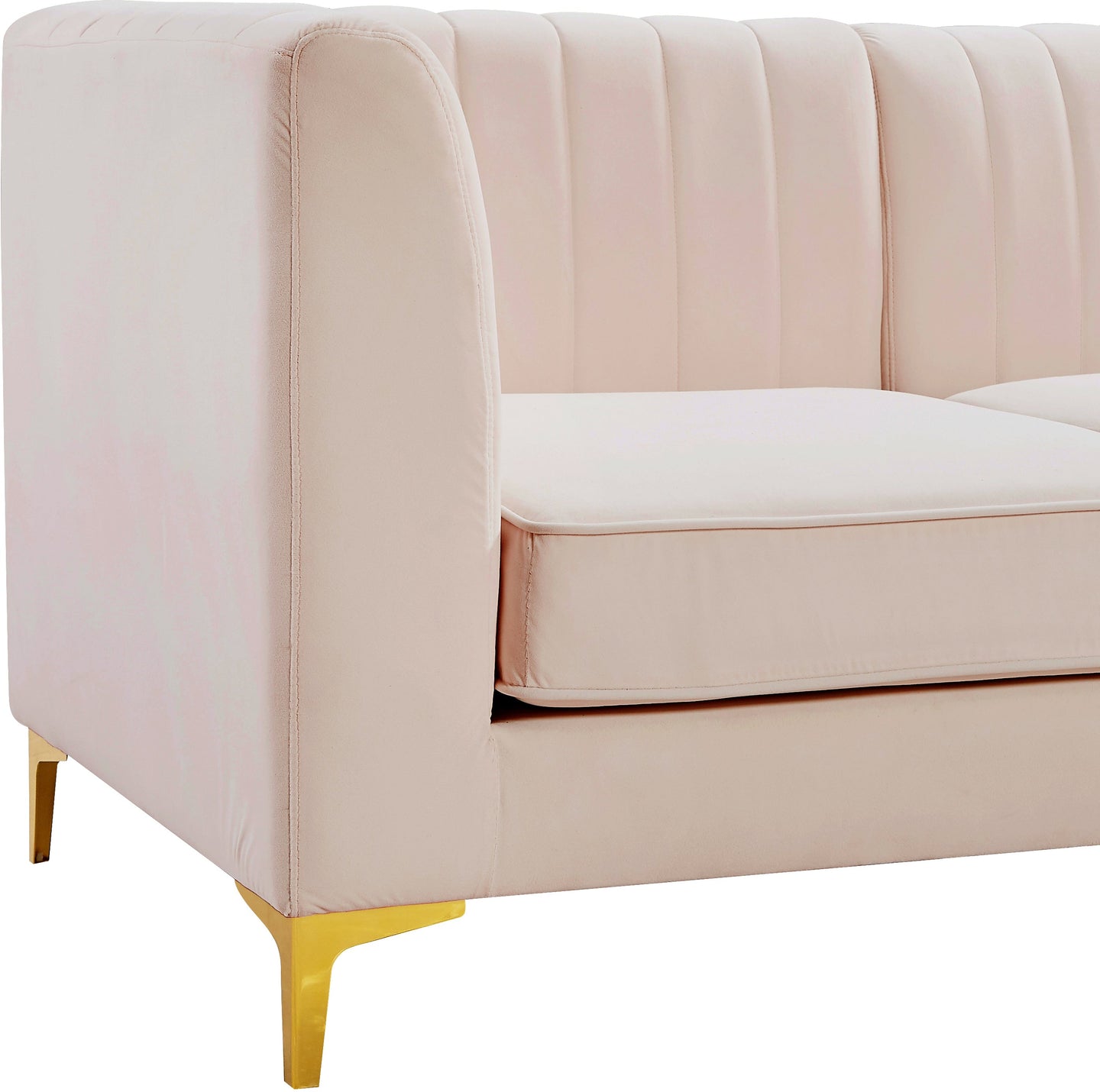 Alina Velvet Modular Sectional - Furniture Depot