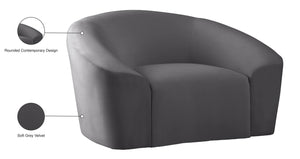Riley Velvet Chair - Furniture Depot