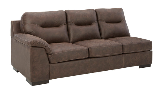 Maderla 2pc Sectional LAF Sofa with RAF Corner Chaise - Walnut - Furniture Depot (6675004129453)