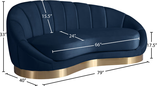 Shelly Velvet Chaise - Furniture Depot (7679006802168)