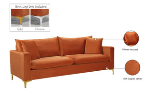 Naomi Velvet Sofa - Furniture Depot (7679008080120)