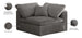 Cozy Navy Velvet Corner Chair - Furniture Depot (7679008473336)