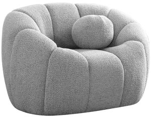 Elijah Boucle Fabric Chair - Furniture Depot (7679009980664)
