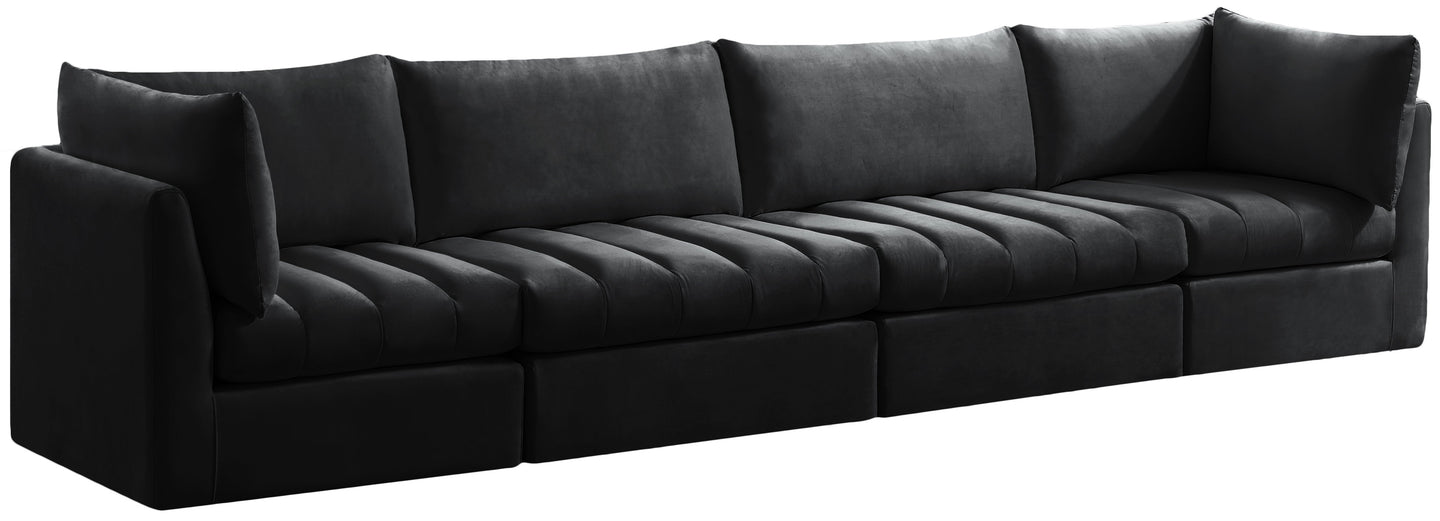 Jacob Velvet Modular Sofa - Furniture Depot