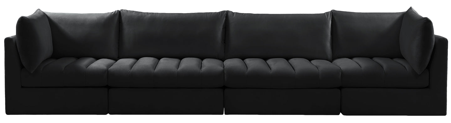 Jacob Velvet Modular Sofa - Furniture Depot