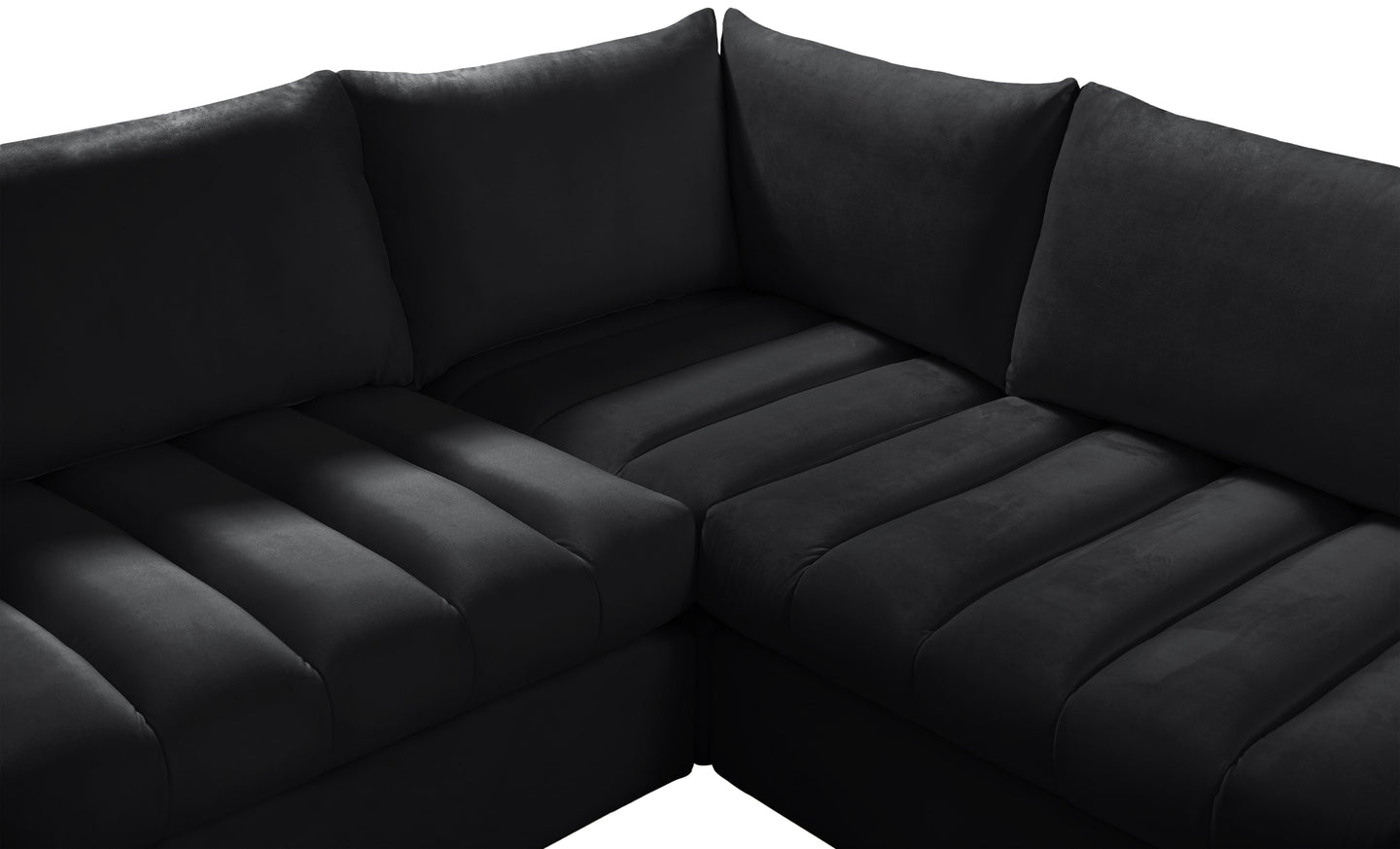 Jacob Velvet Modular Sectional - Furniture Depot