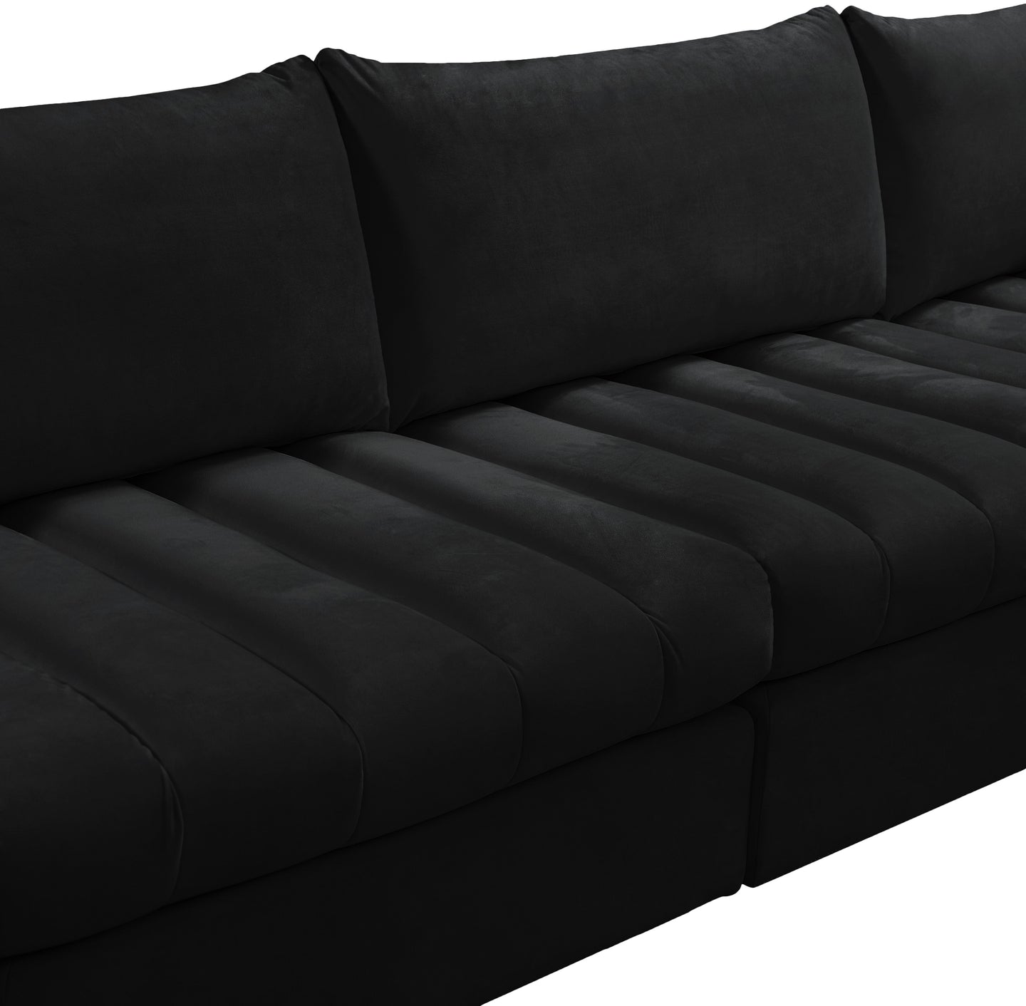 Jacob Velvet Modular Sectional - Furniture Depot