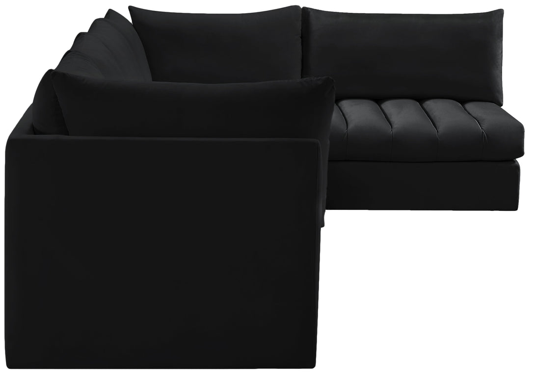 Jacob Velvet Modular Sectional - Furniture Depot