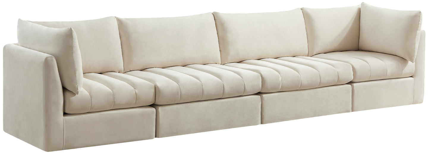 Jacob Velvet Modular Sofa - Furniture Depot