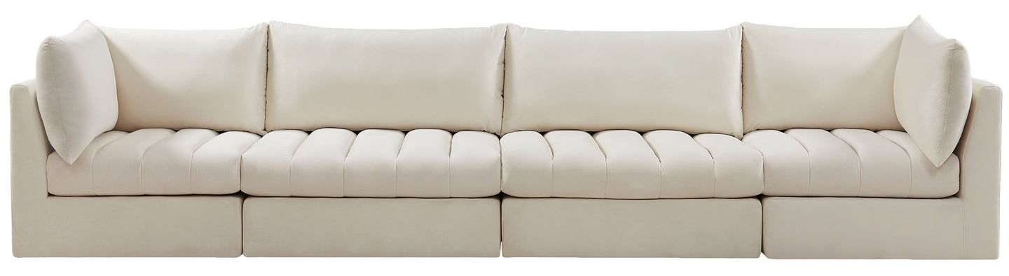 Jacob Velvet Modular Sofa - Furniture Depot