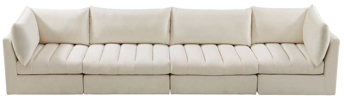 Jacob Velvet Modular Sofa - Furniture Depot