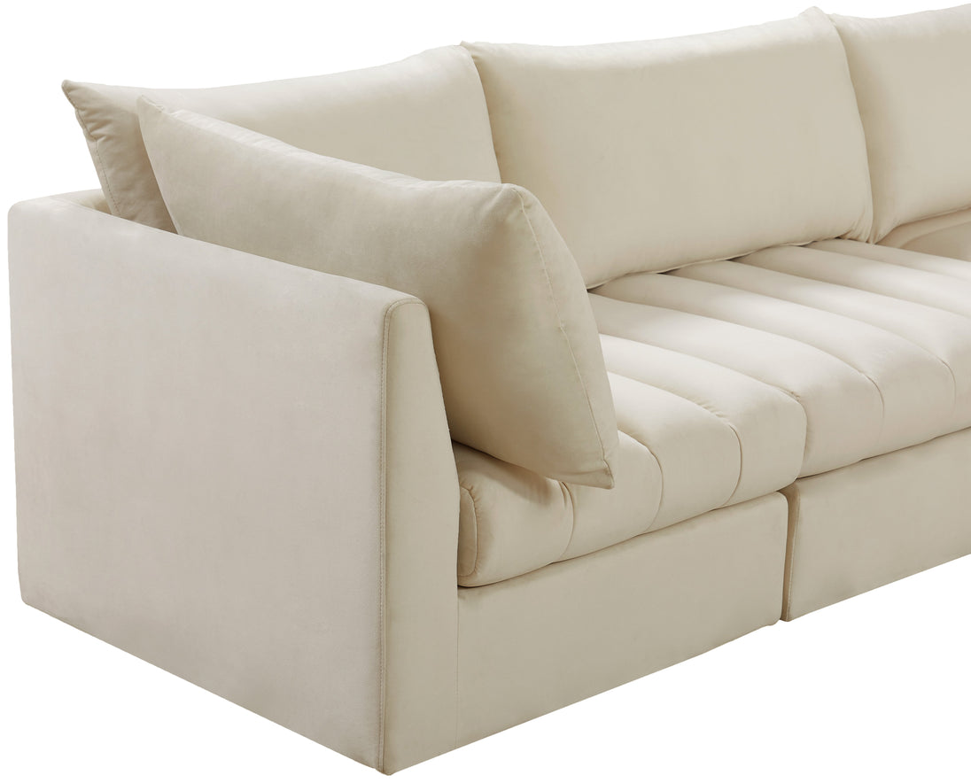 Jacob Velvet Modular Sofa - Furniture Depot