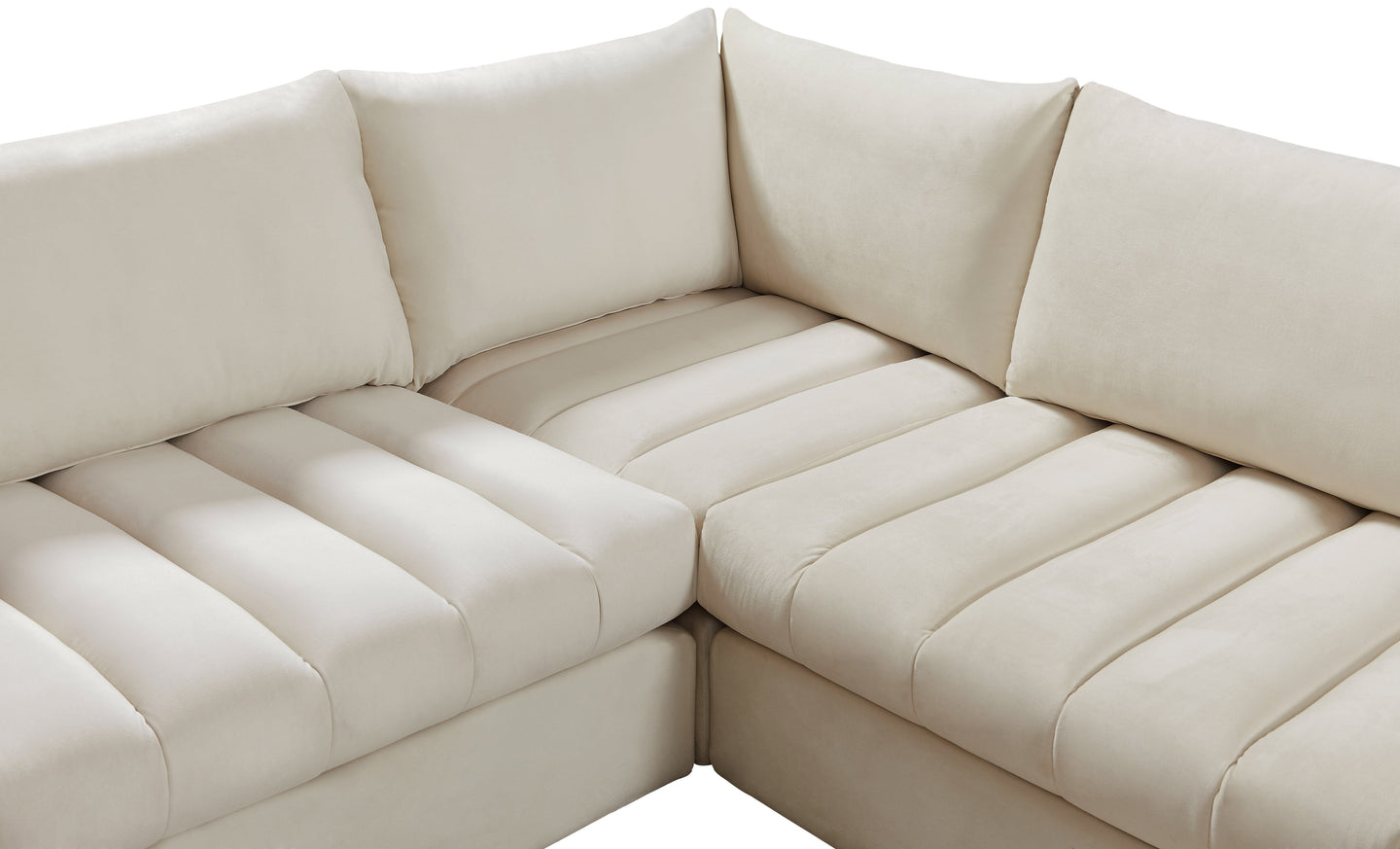 Jacob Velvet Modular Sectional - Furniture Depot