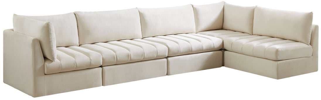 Jacob Velvet Modular Sectional - Furniture Depot