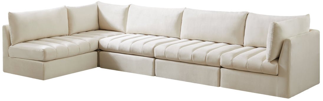 Jacob Velvet Modular Sectional - Furniture Depot