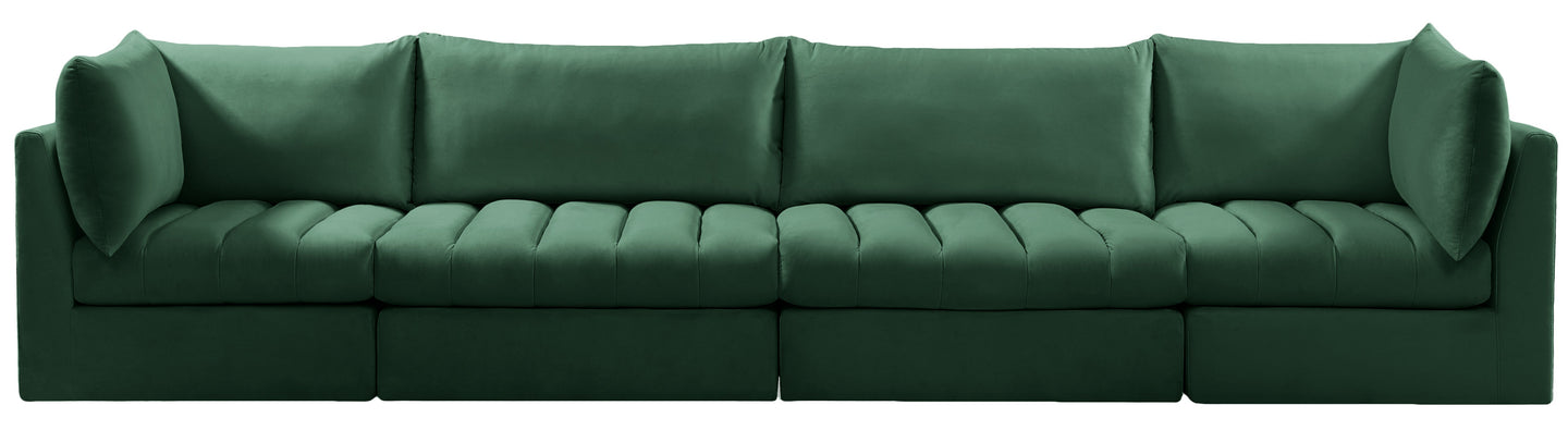 Jacob Velvet Modular Sofa - Furniture Depot