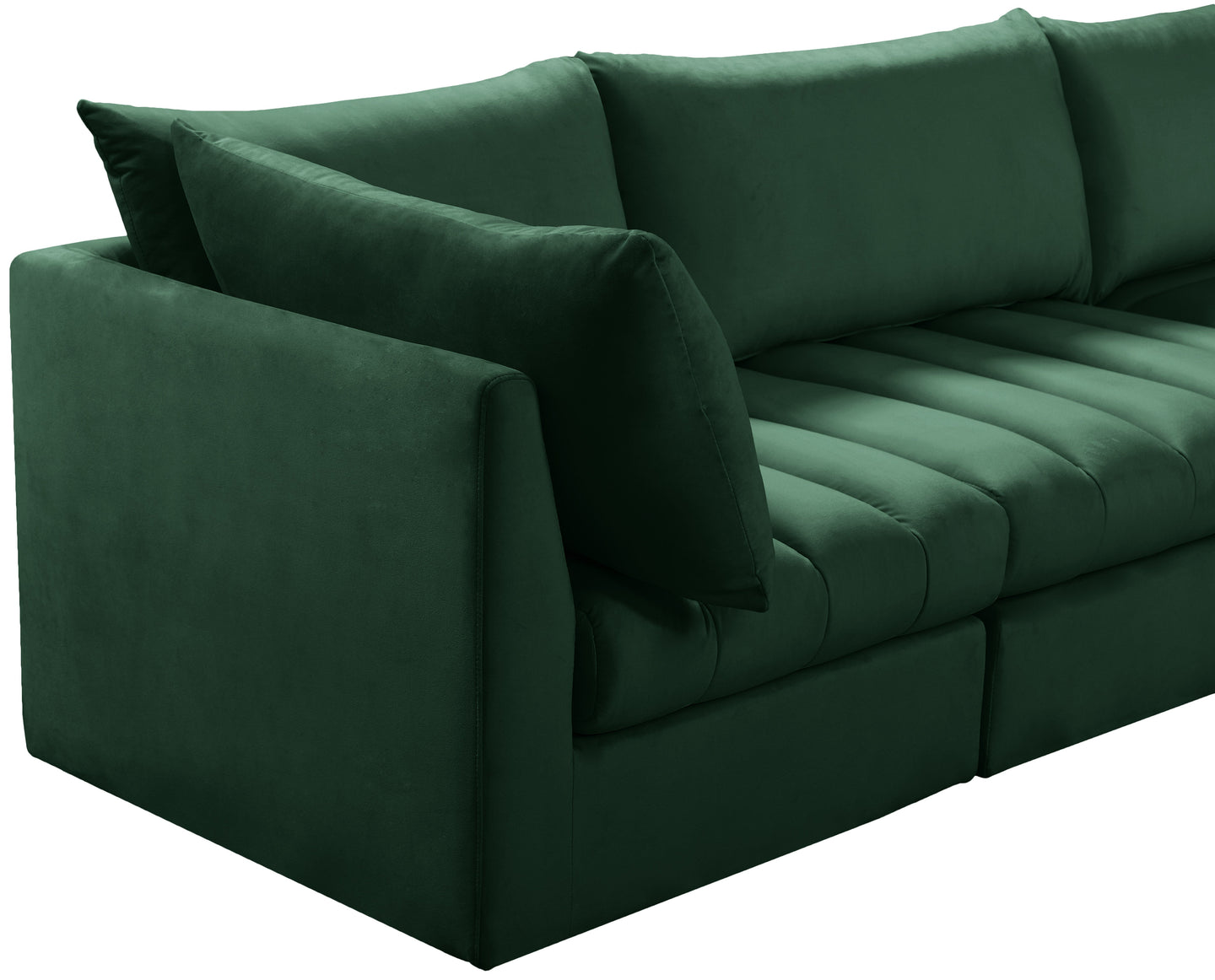 Jacob Velvet Modular Sectional - Furniture Depot