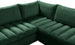 Jacob Velvet Modular Sectional - Furniture Depot